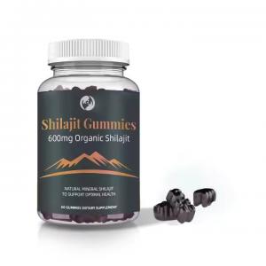 OEM wholesale supplement shilajit gummy himalayan ashwagandha shilajit gummies
